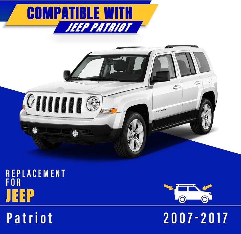 Rooppa 3 wipers Replacement for 2007-2017 Jeep Patriot, Windshield Wiper Blades Original Equipment Replacement - 21"/21"/10" (Set of 3) UJ HOOK - Image 5